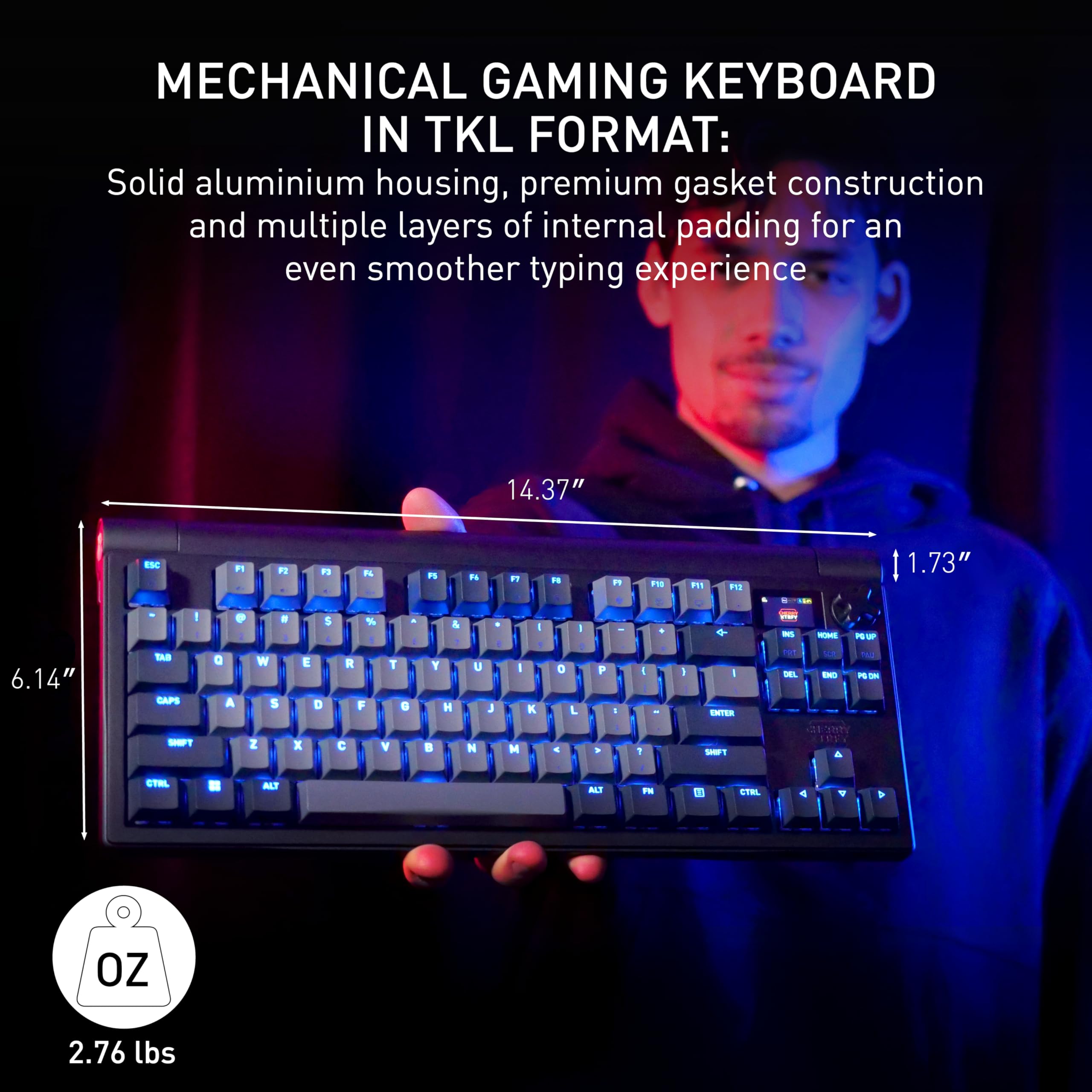 Amazon.com: CHERRY XTRFY MX 8.3 TKL Wireless, Tenkeyless